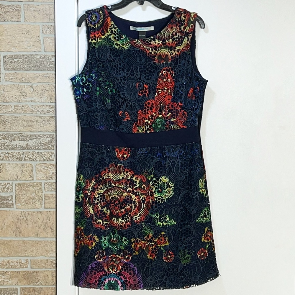 Desigual Multicolor Lace Dress